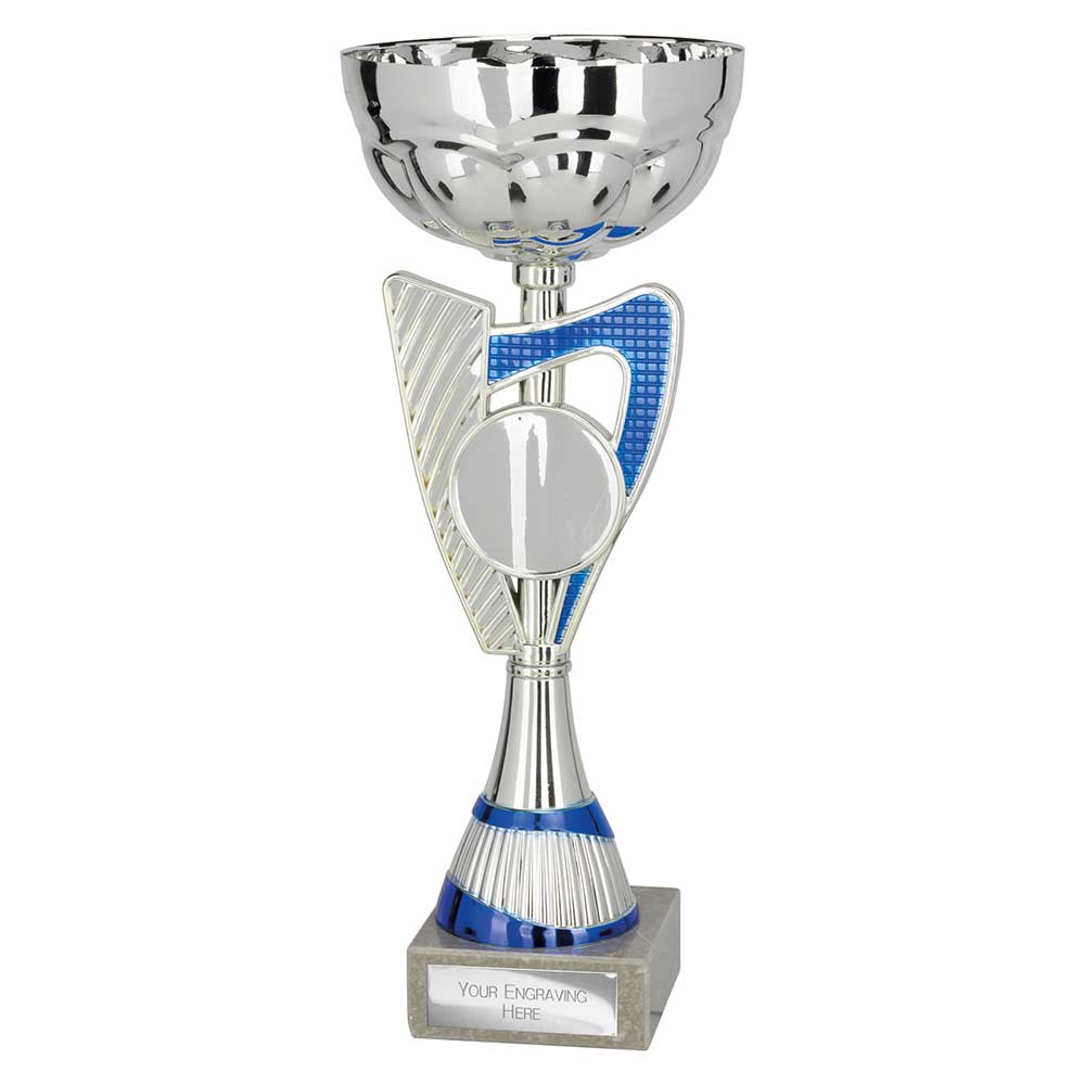 Mystify Cup Silver & Blue - 210mm