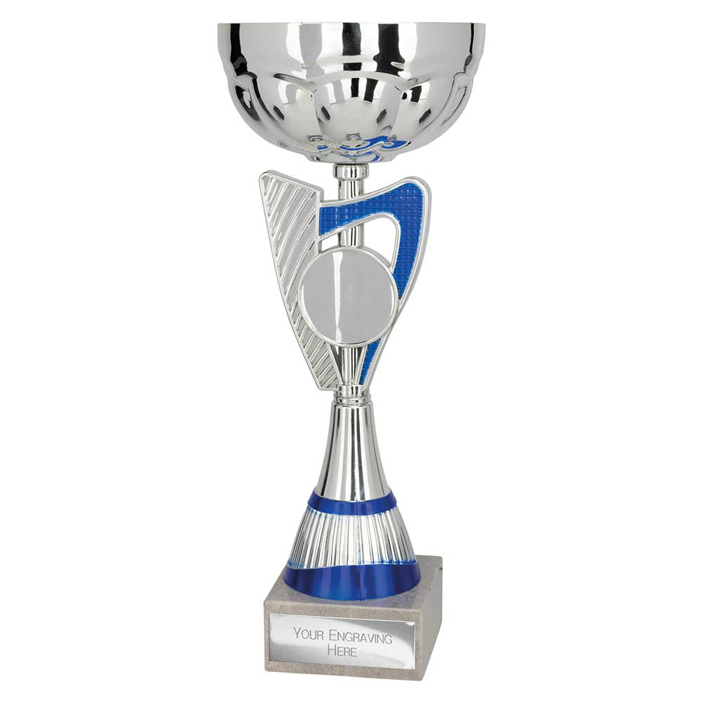 Mystify Cup Silver & Blue - 240mm
