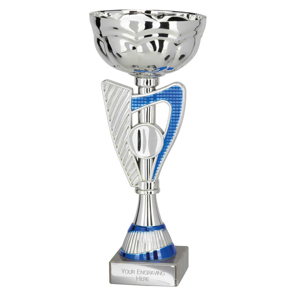 Mystify Cup Silver & Blue - 300mm