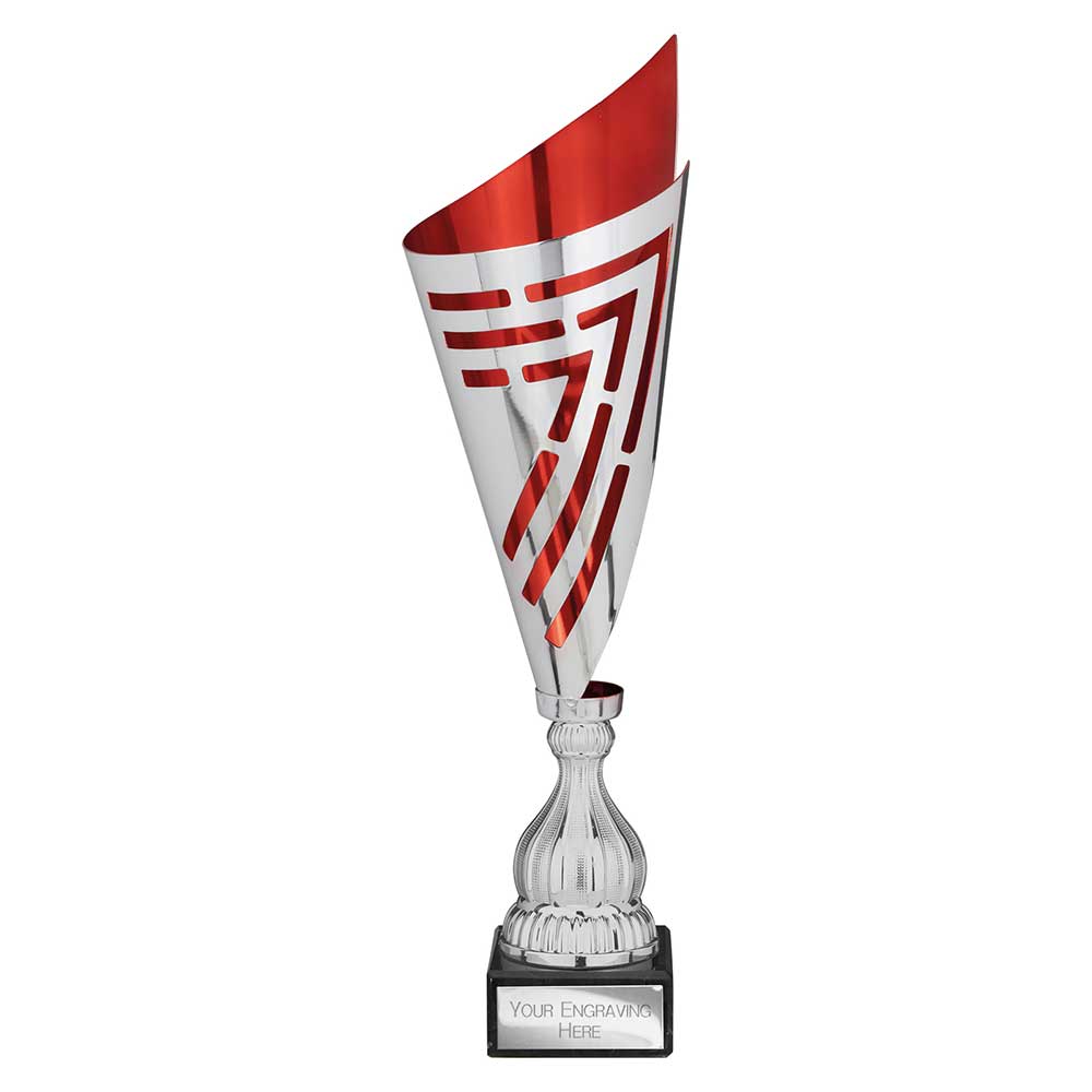 Arrow Laser Trophy Silver & Red - 425mm