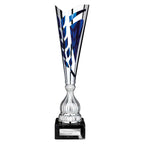 Inspire Laser Trophy Silver & Blue - 450mm