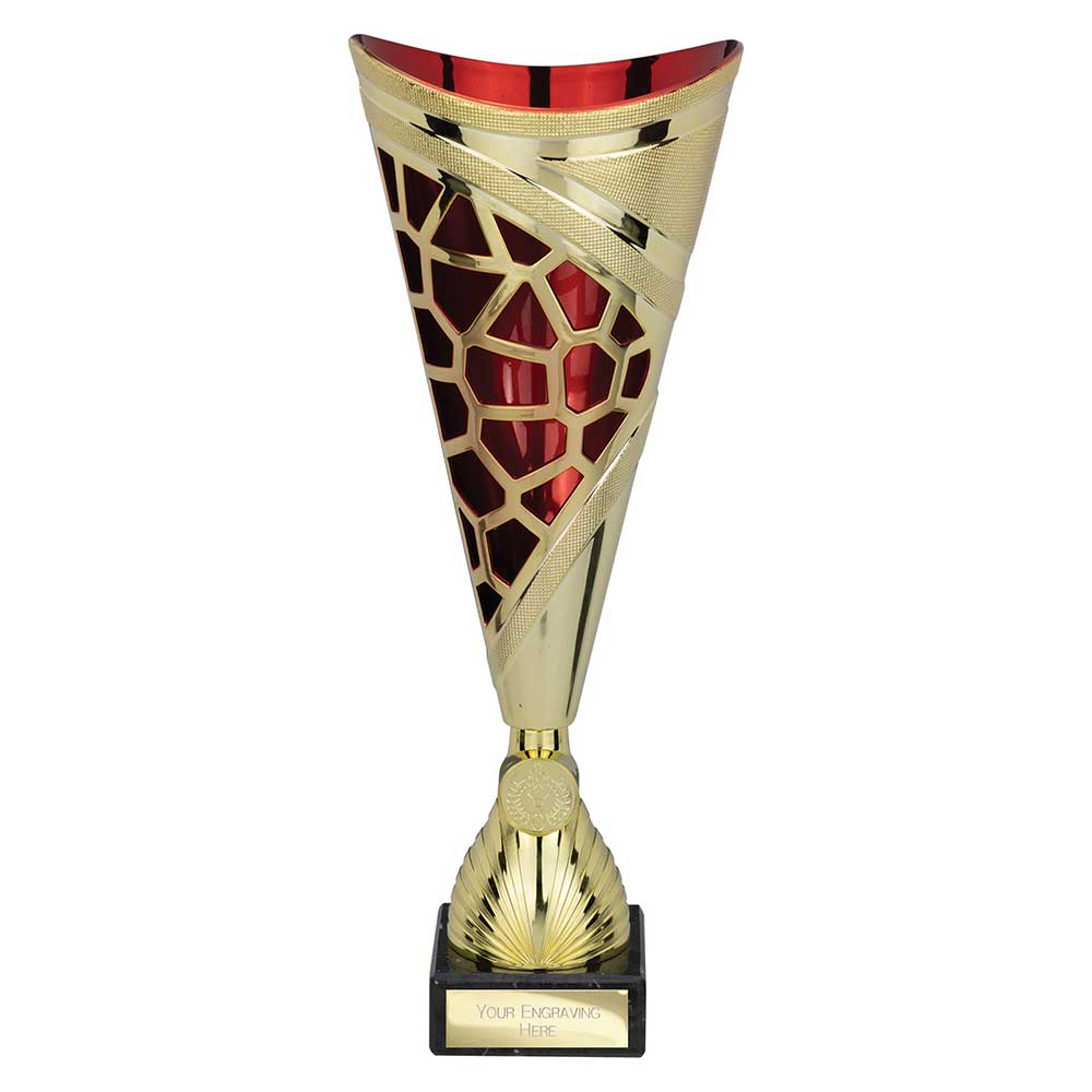 Vivid Trophy Gold & Red - 340mm