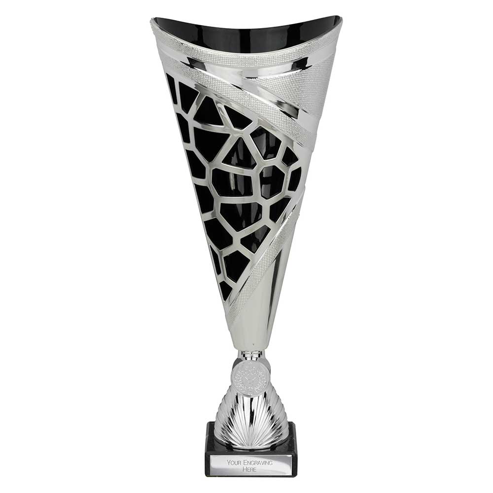 Vivid Trophy Silver & Black - 320mm