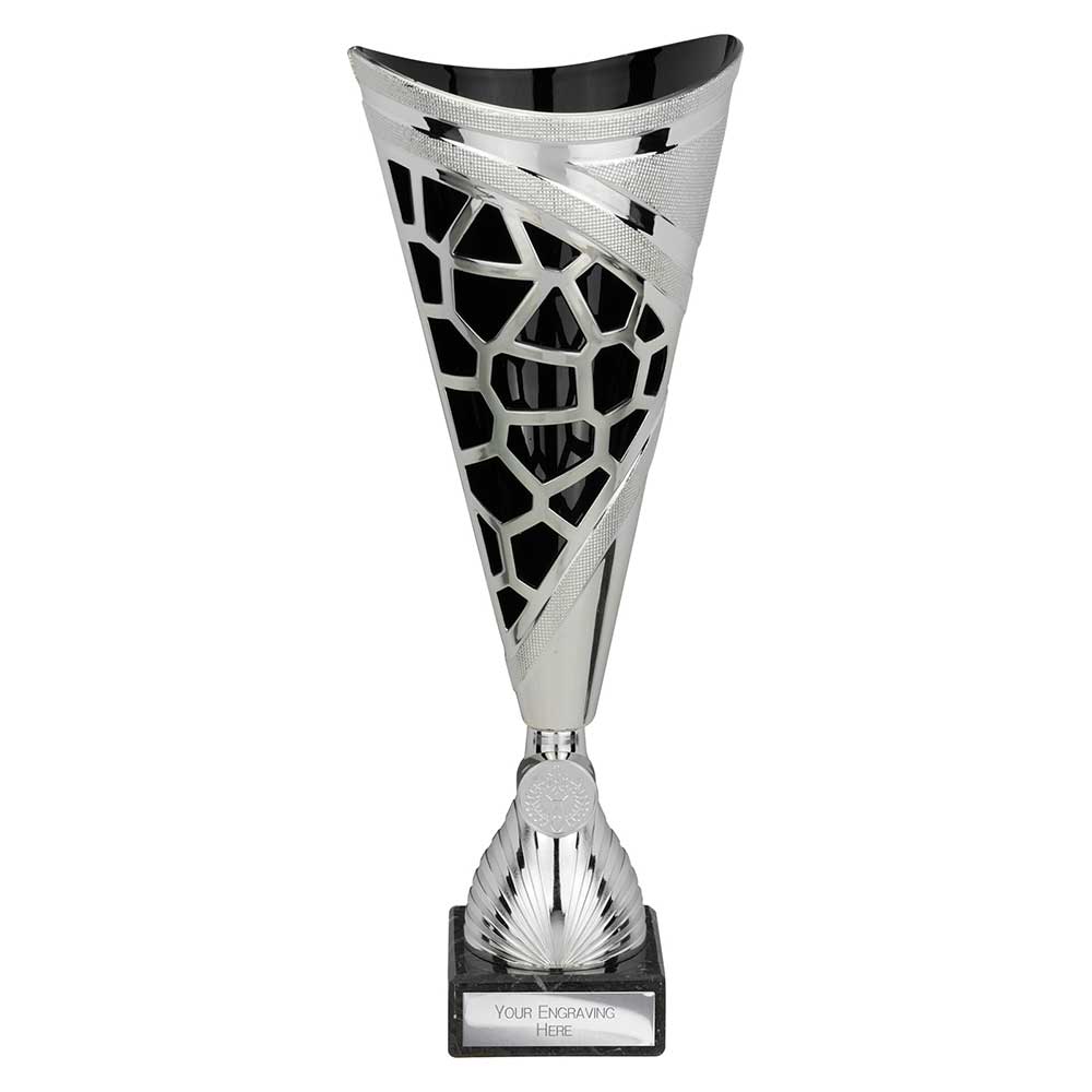 Vivid Trophy Silver & Black - 340mm