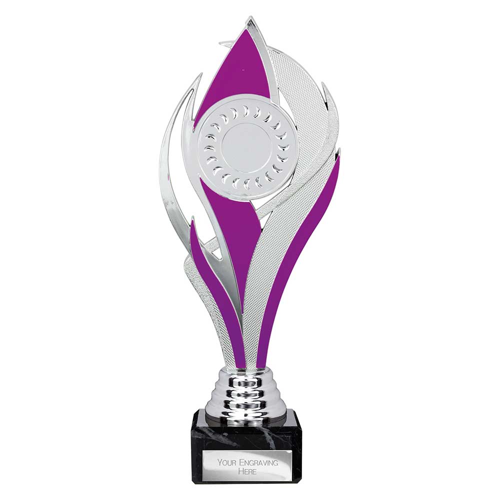 Volcano Trophy Silver & Purple - 240mm