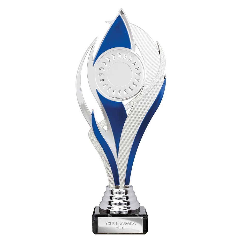 Volcano Trophy Silver & Blue - 230mm