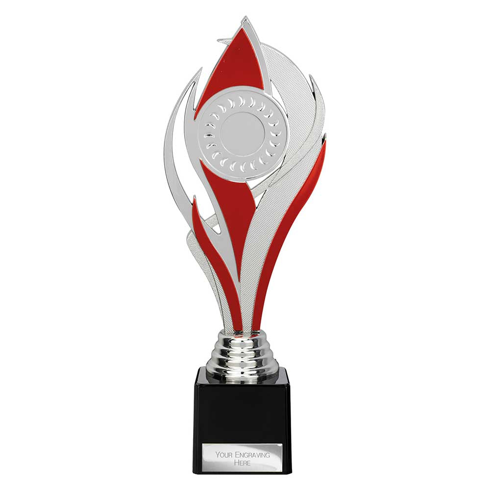 Volcano Trophy Silver & Red - 260mm