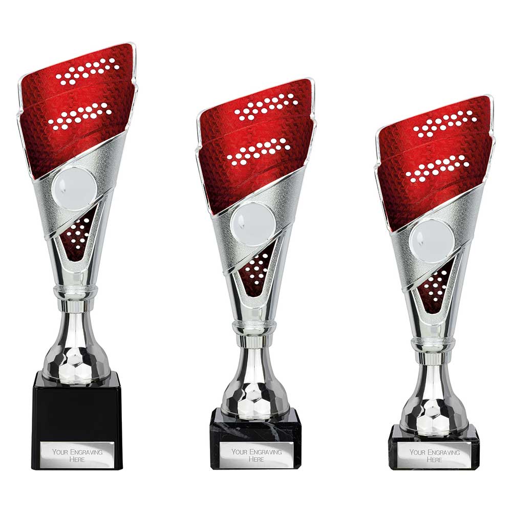Predator Trophy Silver & Red