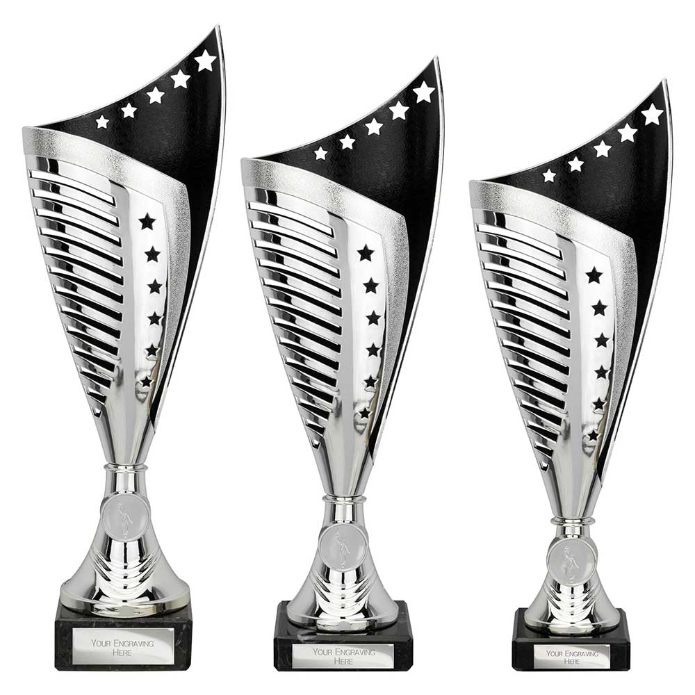 Nebula Trophy Silver & Black