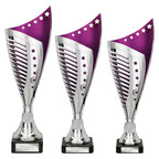 Nebula Trophy Silver & Purple