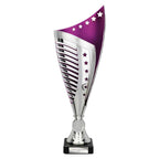 Nebula Trophy Silver & Purple - 320mm