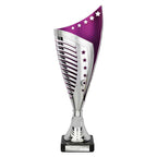 Nebula Trophy Silver & Purple - 330mm