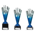 Rodeo Trophy Silver & Blue