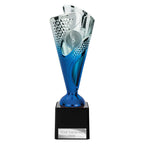 Rodeo Trophy Silver & Blue - 215mm