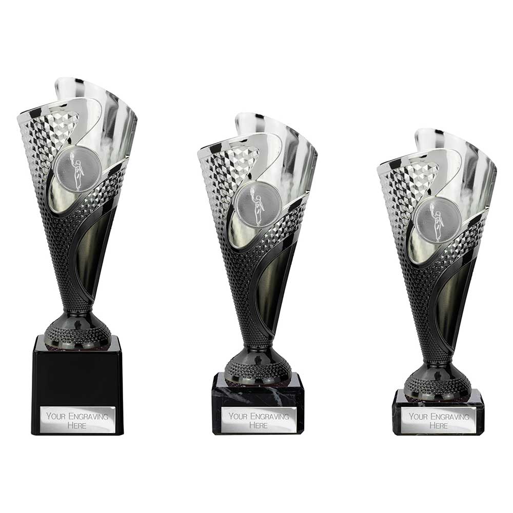 Rodeo Trophy Silver & Black