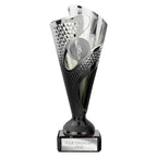 Rodeo Trophy Silver & Black - 185mm