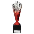 Rodeo Trophy Silver & Red - 215mm