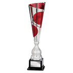 Quest Laser Cut Cup Silver & Red - 410mm
