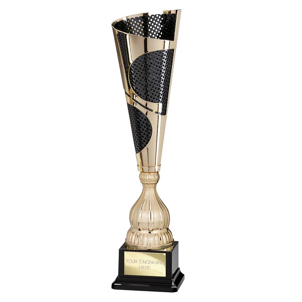 Quest Laser Cut Cup Gold & Black - 410mm