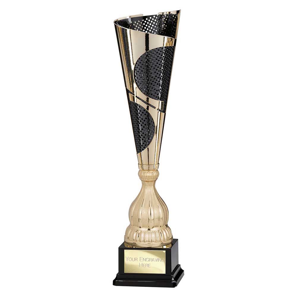 Quest Laser Cut Cup Gold & Black - 450mm