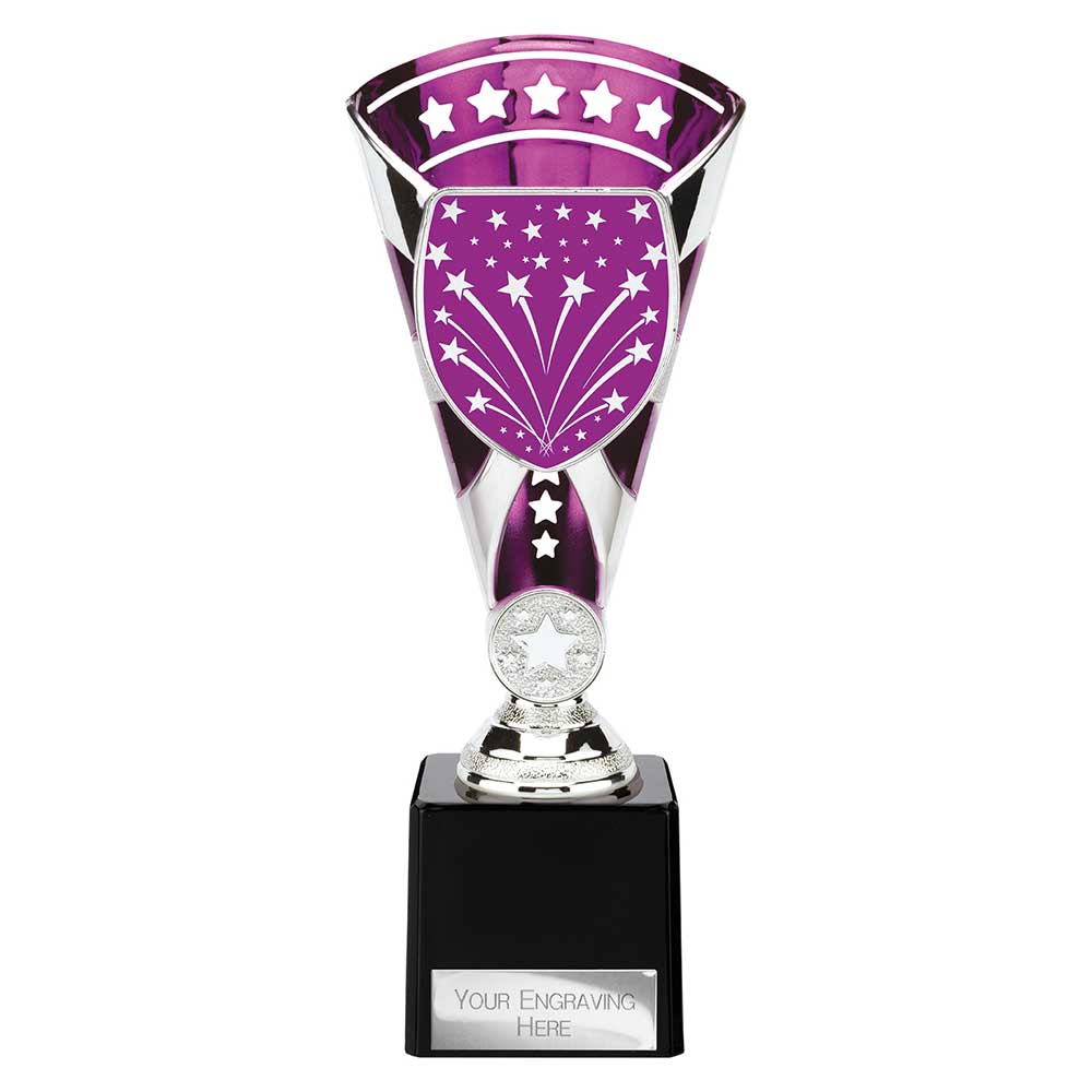 Cobra Star Multisport Cup Silver & Purpl - 230mm