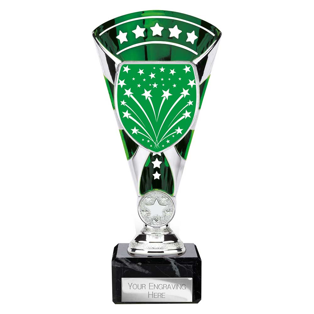 Cobra Star Multisport Cup Silver & Green - 210mm