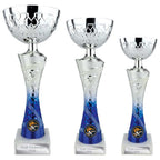 Vigour Trophy Silver & Blue