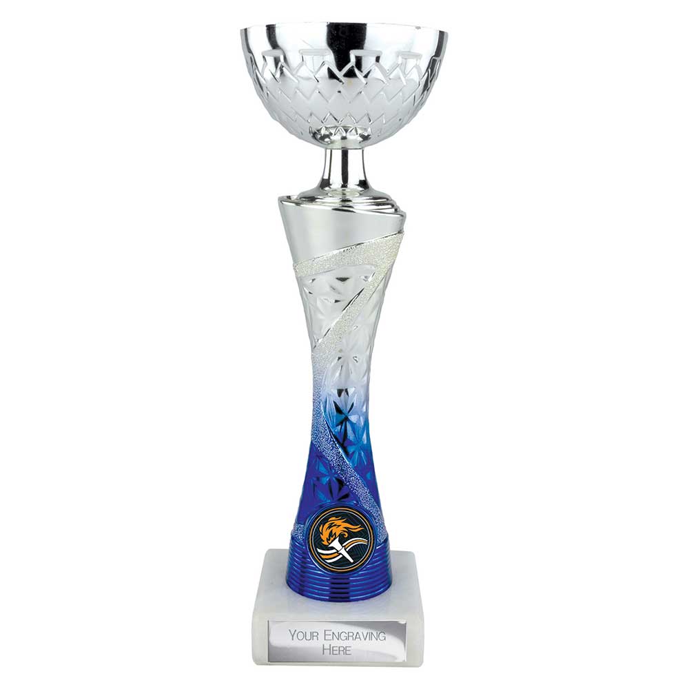 Vigour Trophy Silver & Blue - 240mm