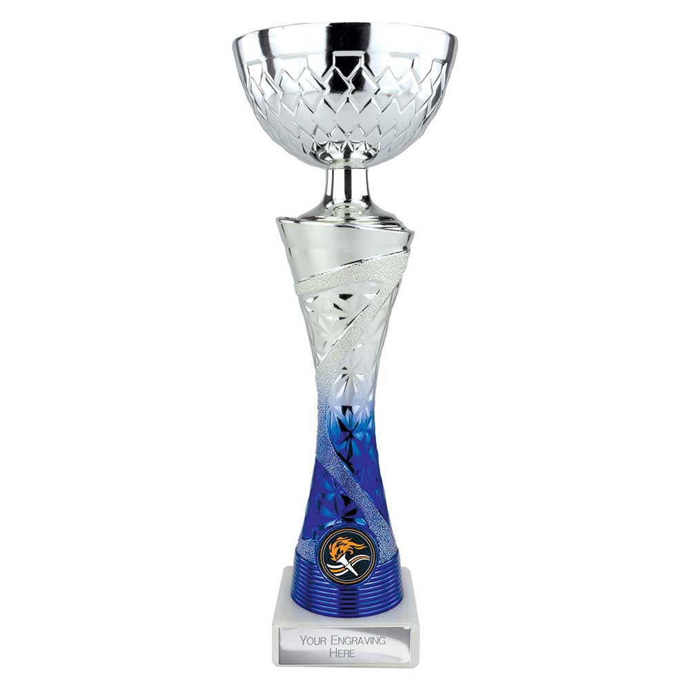 Vigour Trophy Silver & Blue - 285mm