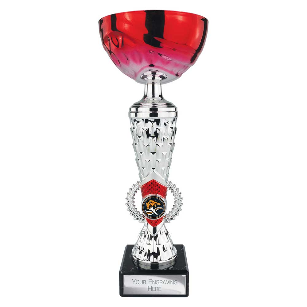 Energy Trophy Red & Silver - 295mm