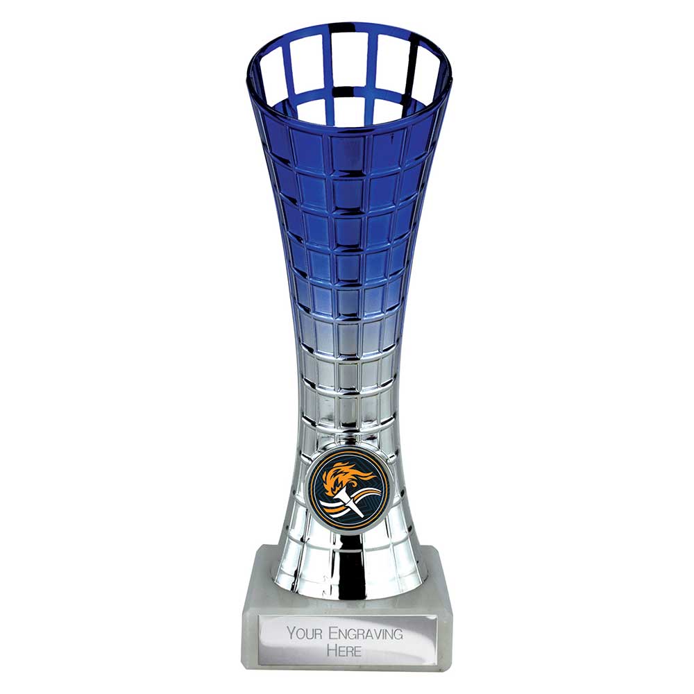 Leader Trophy Blue & Silver - 205mm