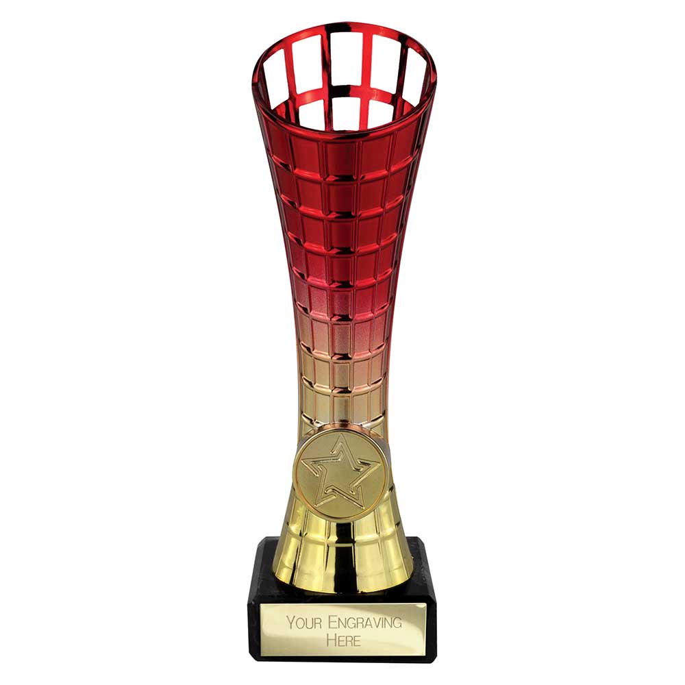 Leader Trophy Red & Gold - 185mm