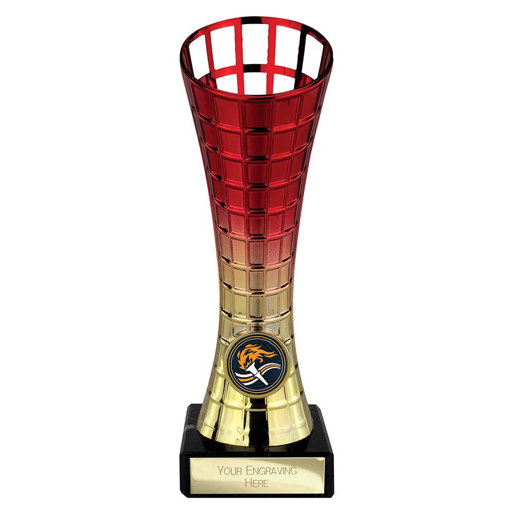 Leader Trophy Red & Gold - 205mm