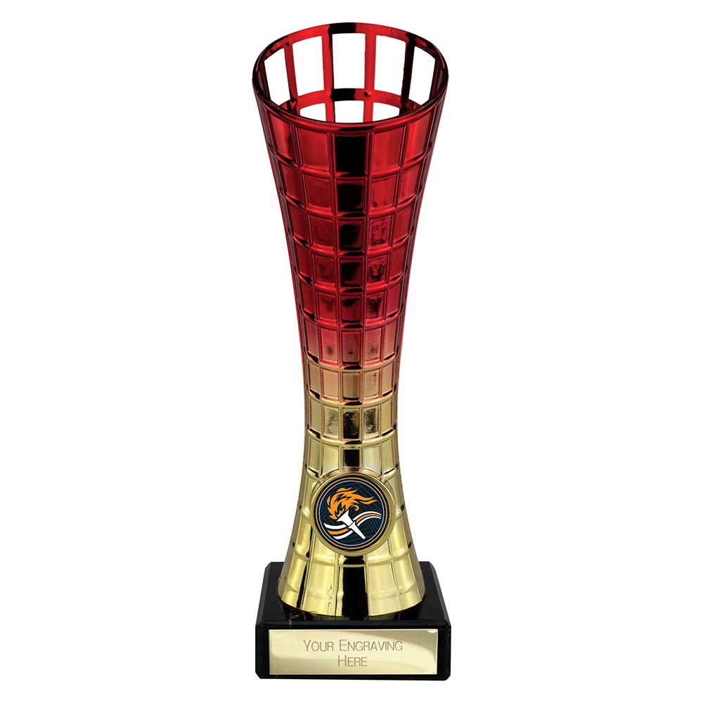 Leader Trophy Red & Gold - 225mm