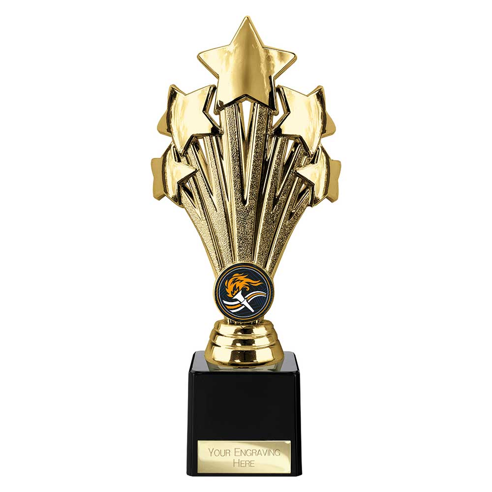 5 Star Trophy Gold - 220mm