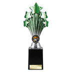 5 Star Trophy Green and Silver - 245mm