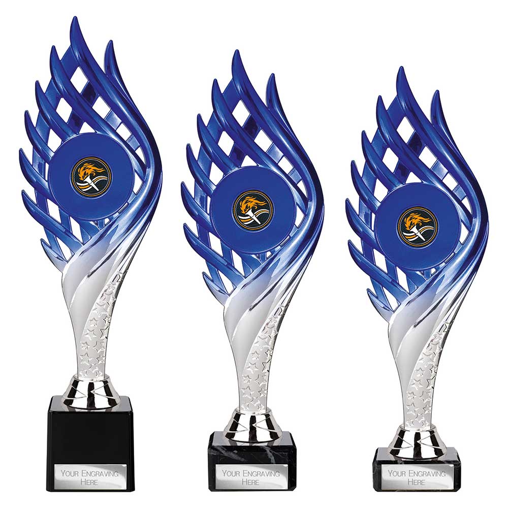 Wildfire Trophy Blue and Silver