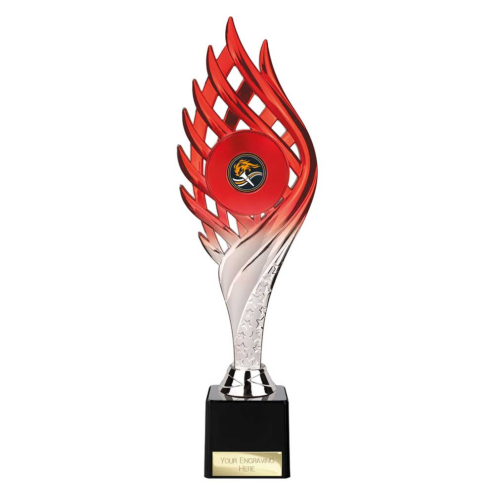 Wildfire Trophy Red and Silver - 295mm