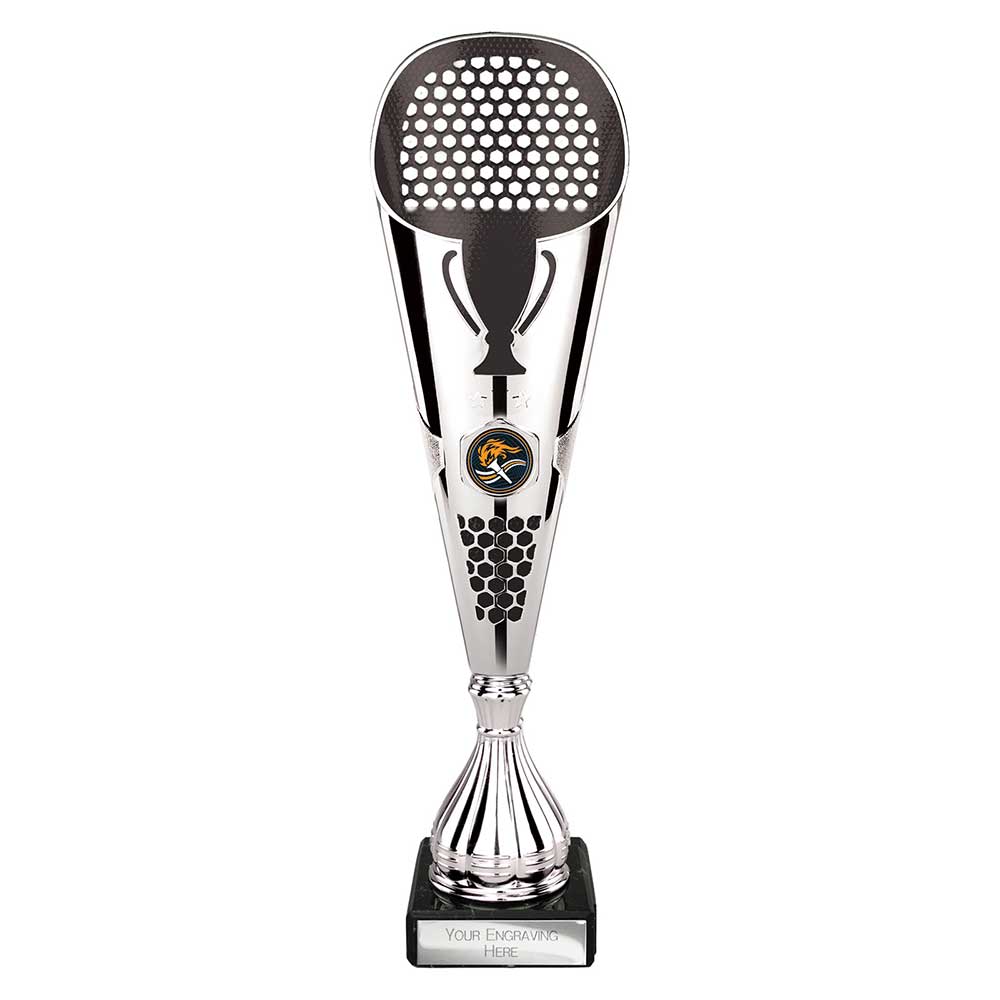 Eclectic Trophy Silver & Black - 330mm