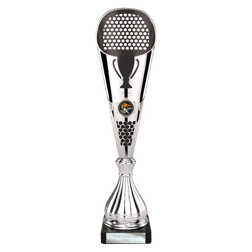 Eclectic Trophy Silver & Black - 360mm
