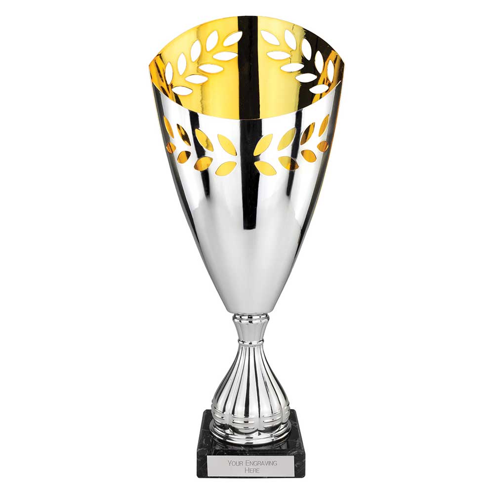 Maximus Laser Trophy Silver & Gold - 350mm