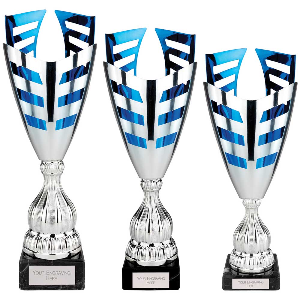 Paramount Laser Cup Silver & Blue