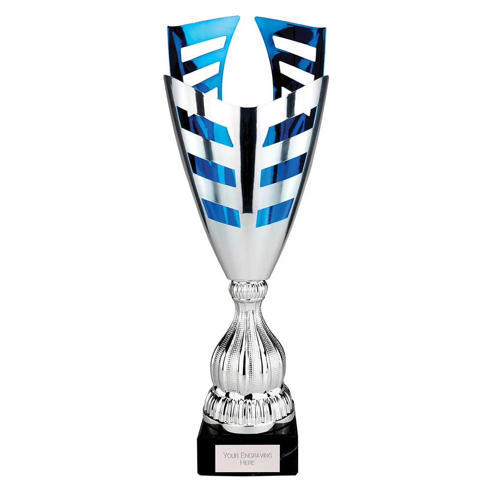 Paramount Laser Cup Silver & Blue - 380mm