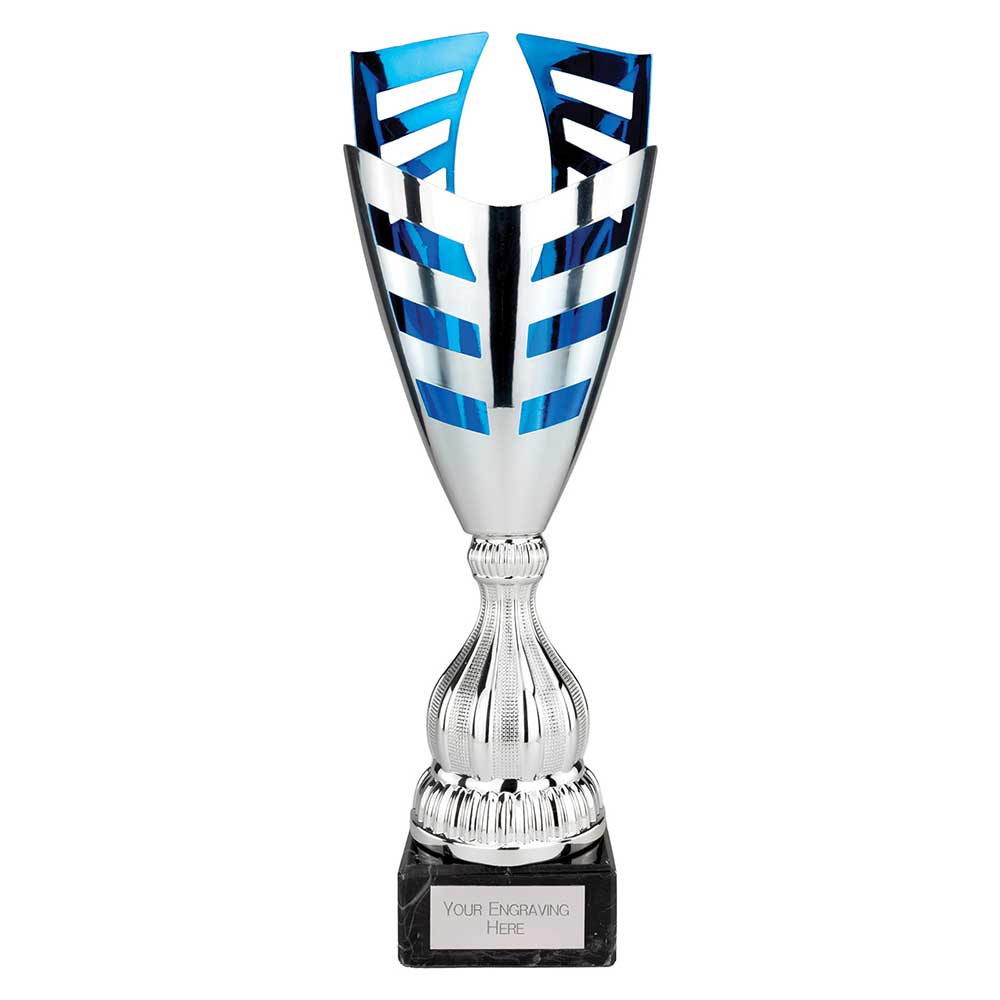 Paramount Laser Cup Silver & Blue - 400mm