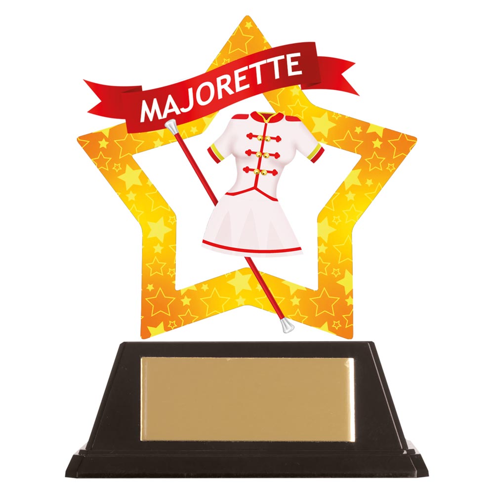 Mini-Star Majorette Acrylic Plaque-AC19673