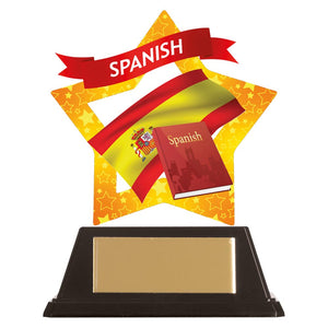 Mini-Star Spanish Acrylic Plaque-AC19689