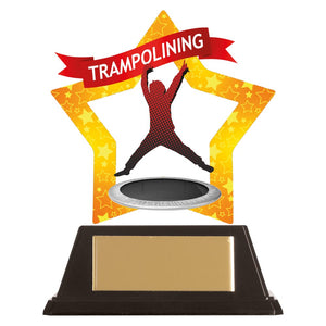 Mini-Star Trampolining Acrylic Plaque-AC19701