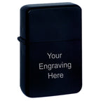 Personalised black brass star lighter