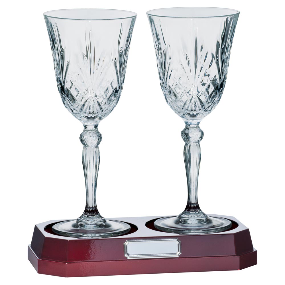 Lindisfarne St Joseph Crystal Wine Glasses -CR1739