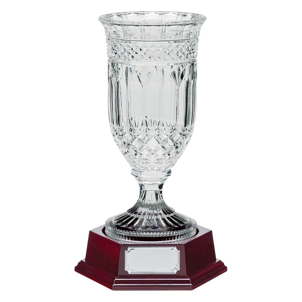 Lindisfarne St George Crystal Vase Including Base-CR17516